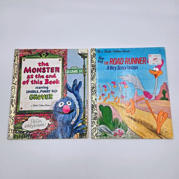 Little Golden Books Lot Garfield Grover Road Runner Tiny Tunes Vintage 1981 1974 - Picture 2 of 16